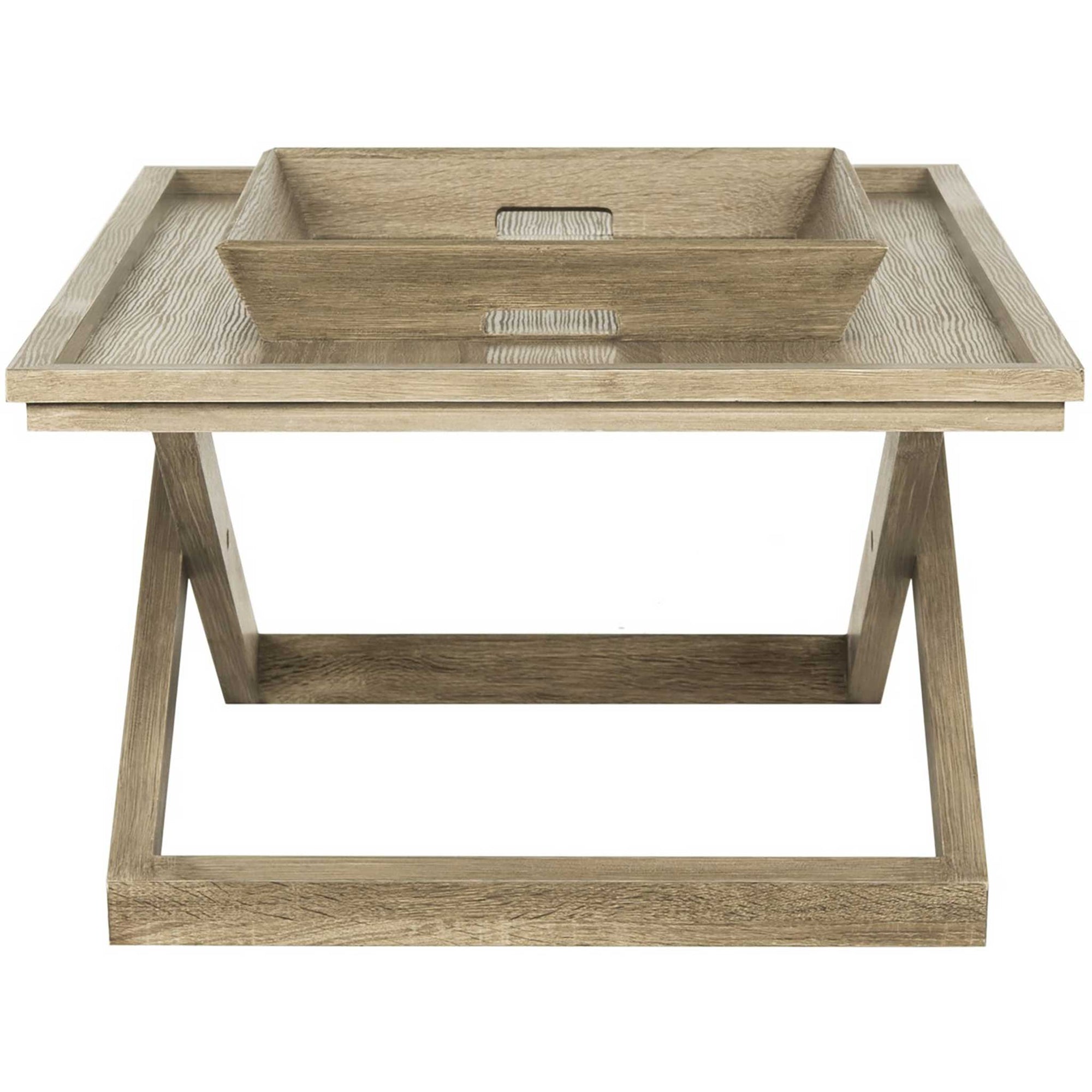 Arthur Cross Leg Coffee Table With Tray