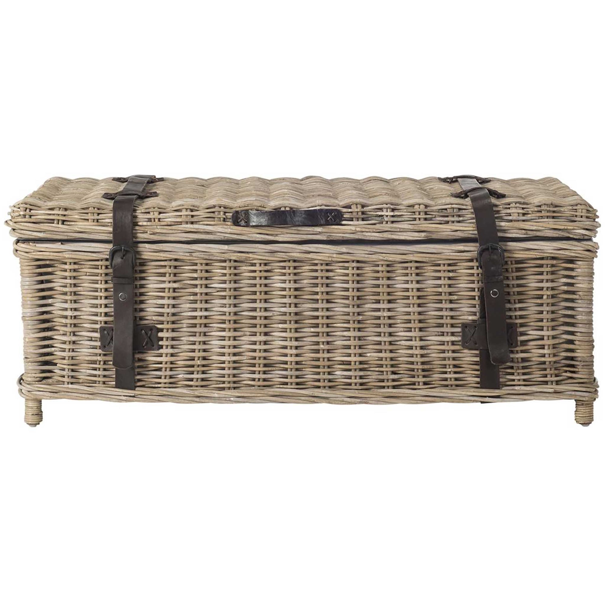 Naldo Rattan Coffee Table Trunk Gray