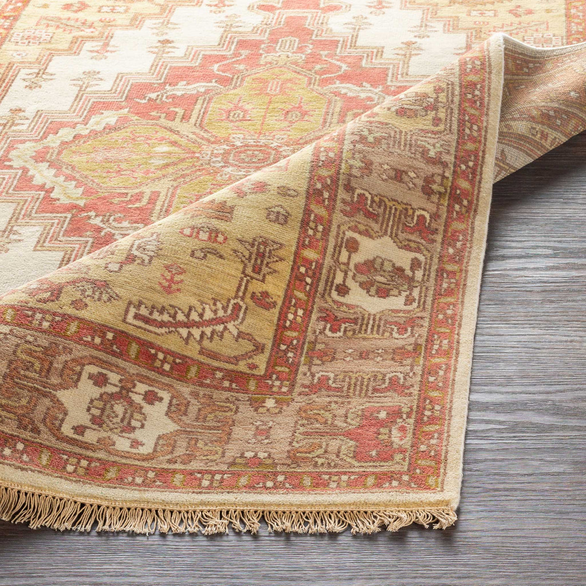 Zeus Rust/Taupe Area Rug