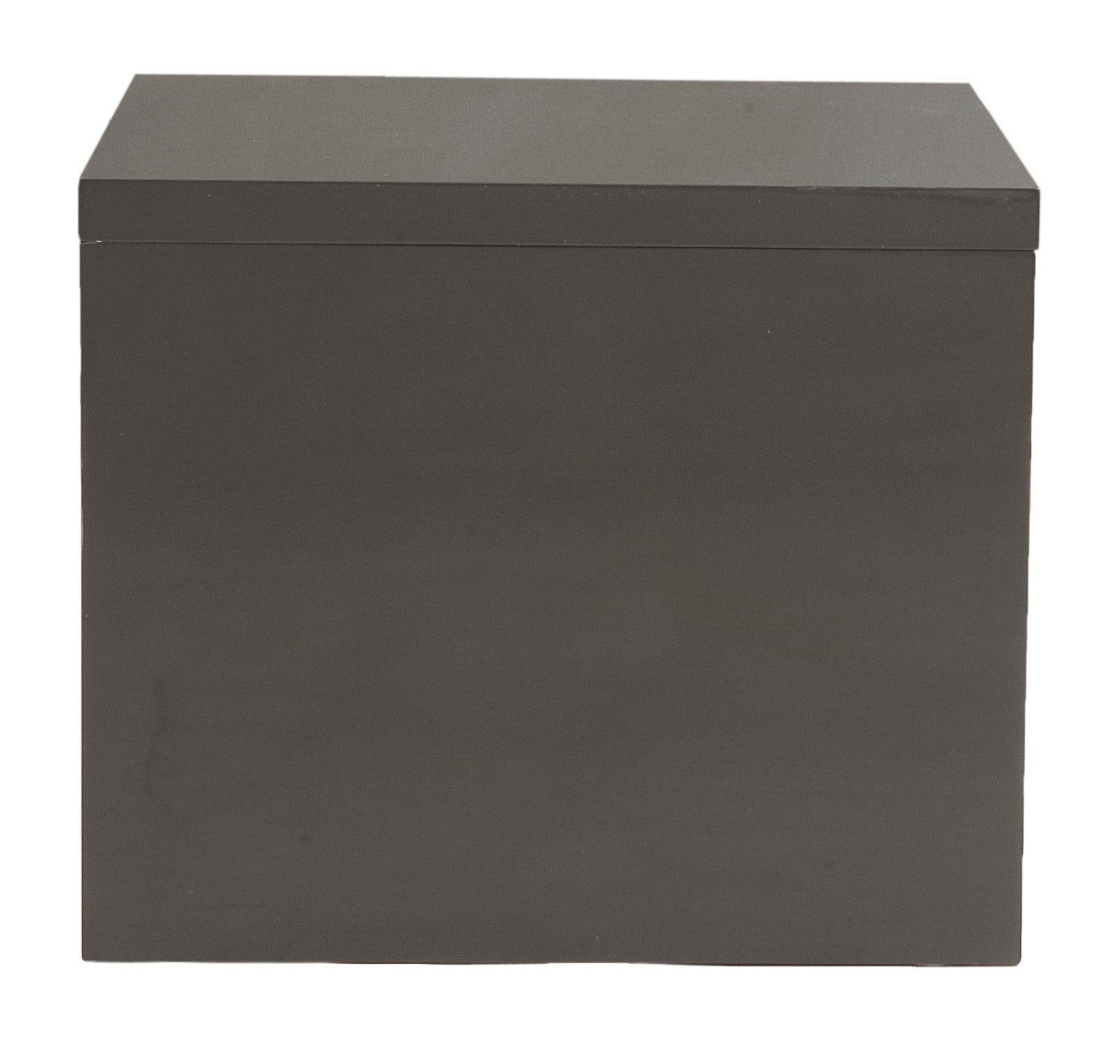 Able Side Table Gray Lacquer