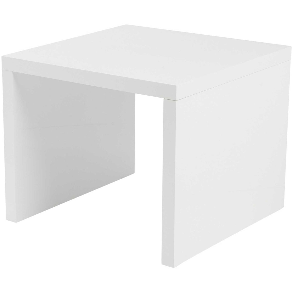 Able Side Table White Lacquer