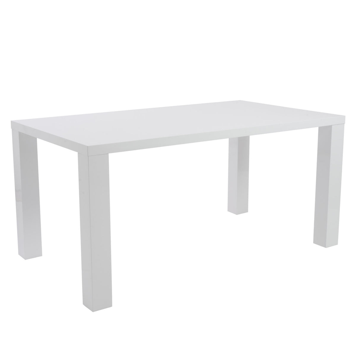 Able Dining Table White Lacquer