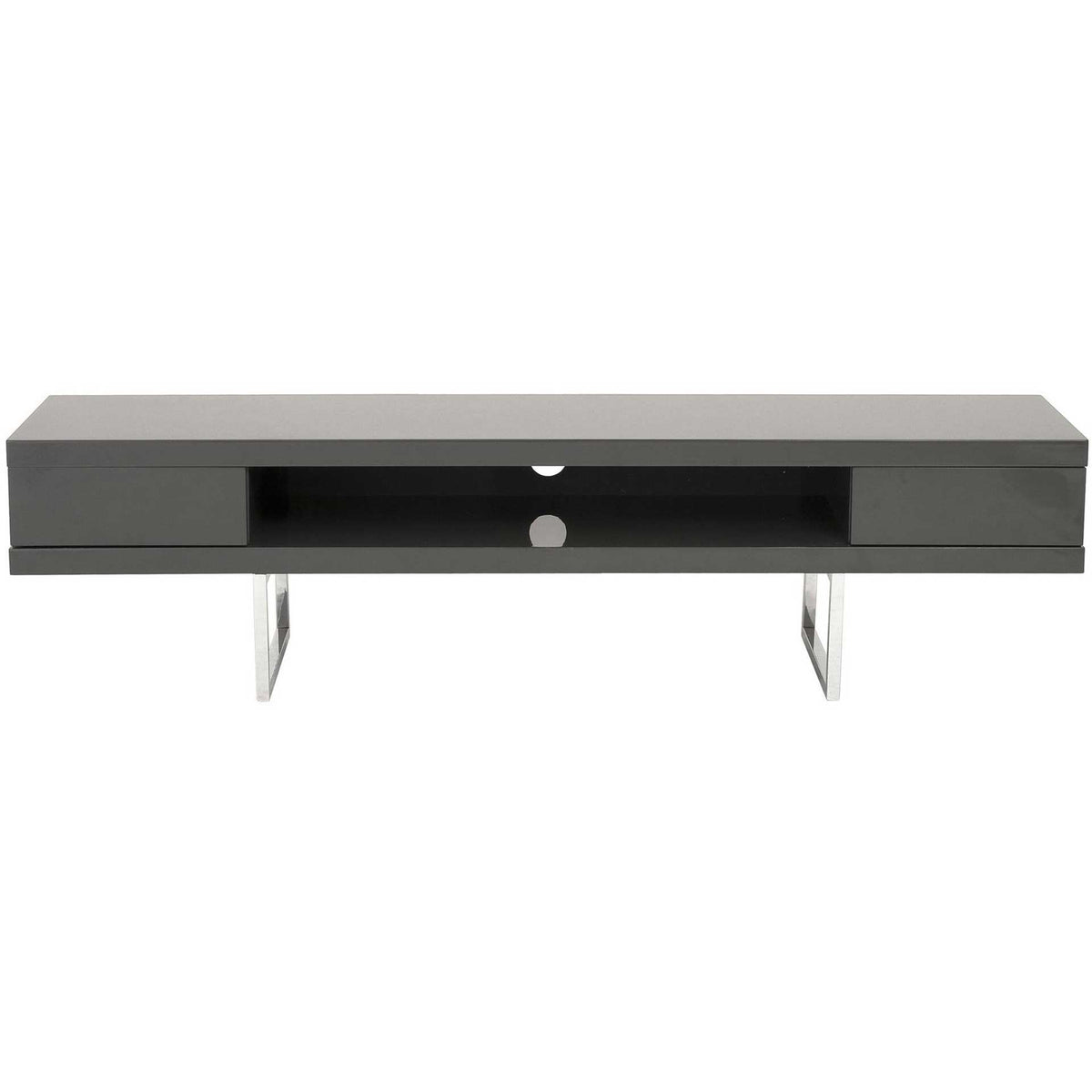 Mirabell Media Stand Gray Lacquer