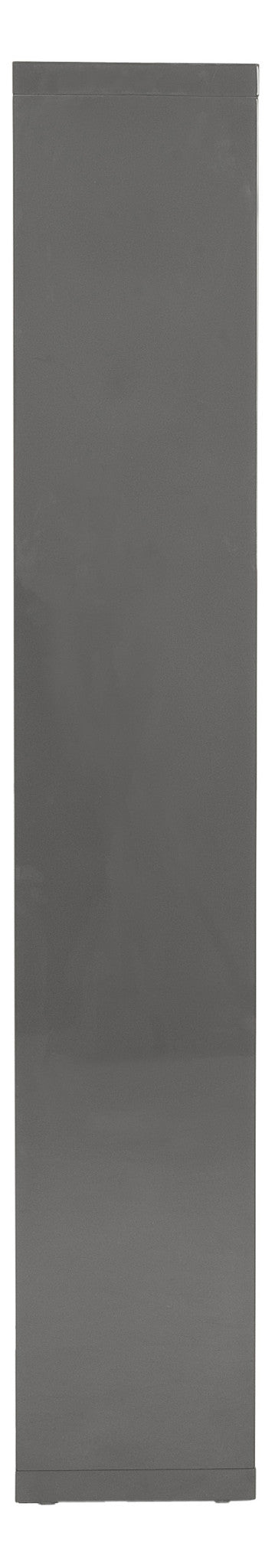 Rogers Shelving Unit Gray Lacquer