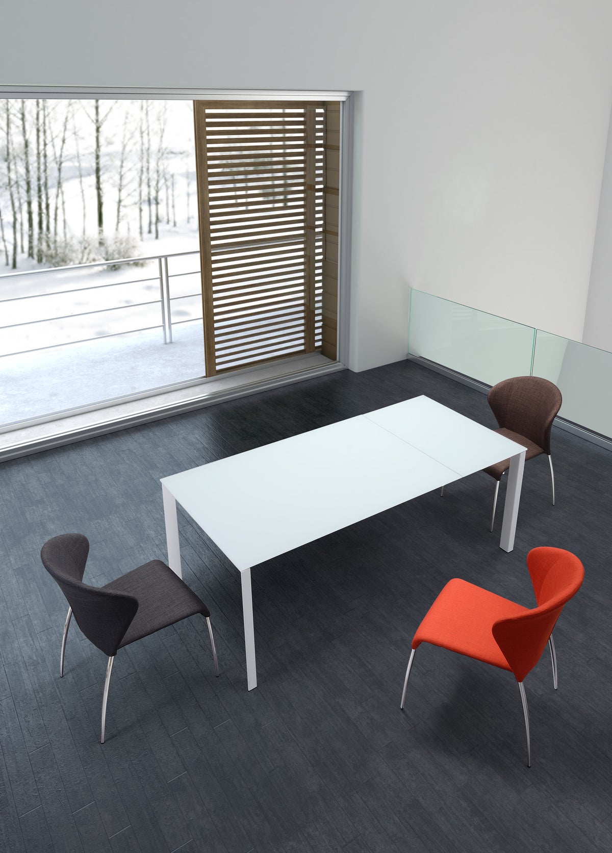 Hampton Extension Table White