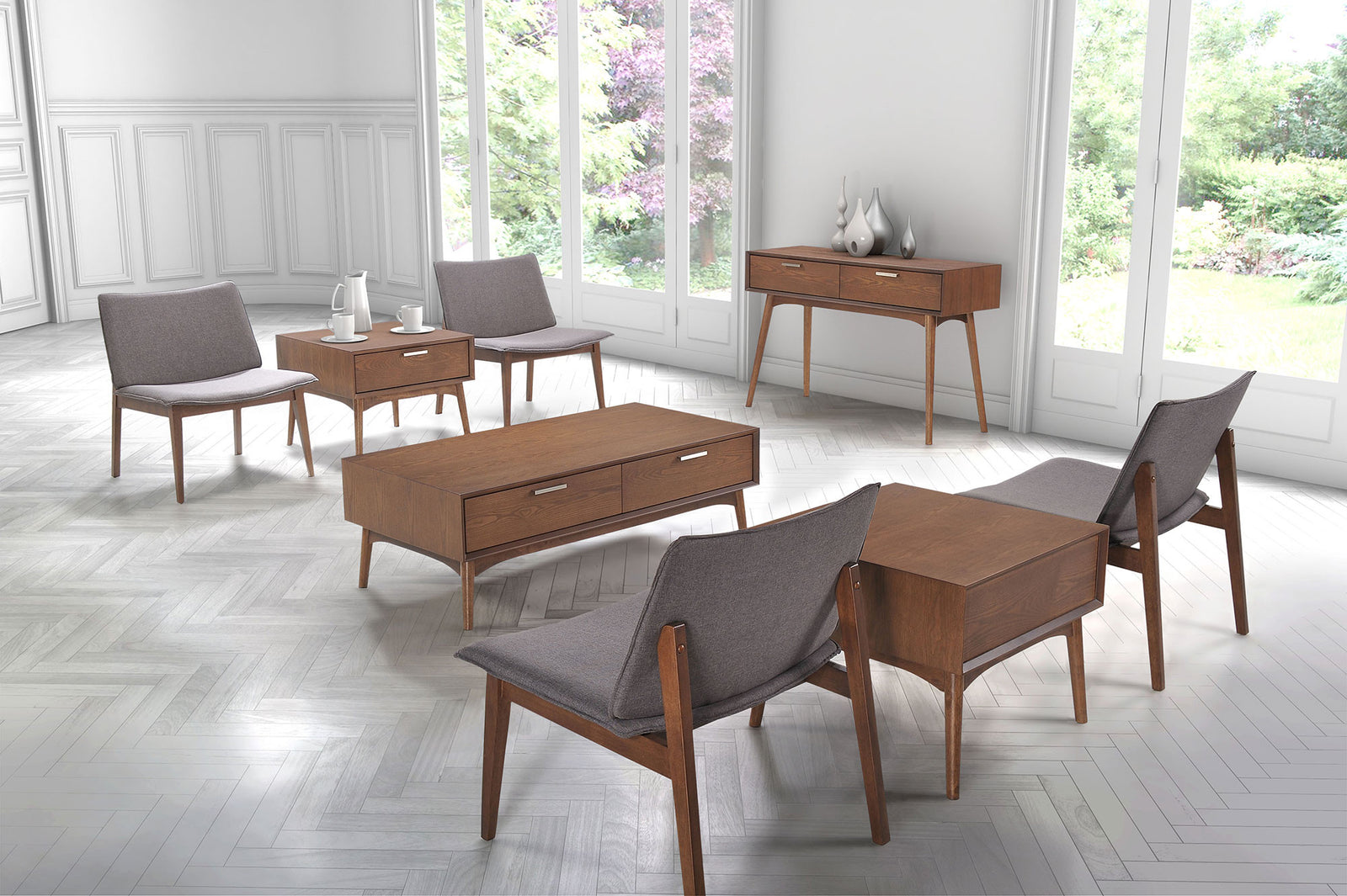 Discovery Side Table Walnut