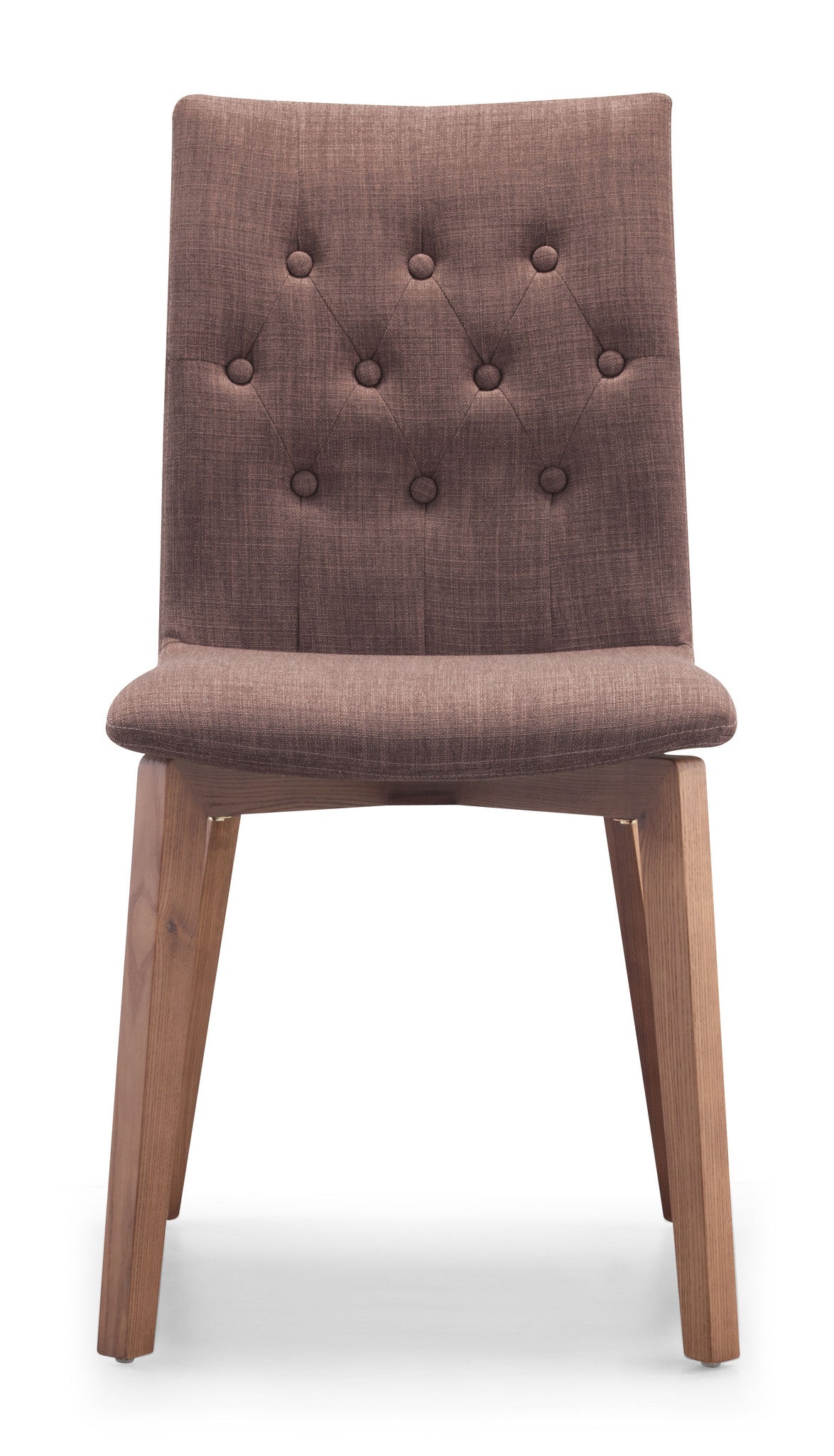 Omsk Chair Tobacco Fabric (Set of 2)