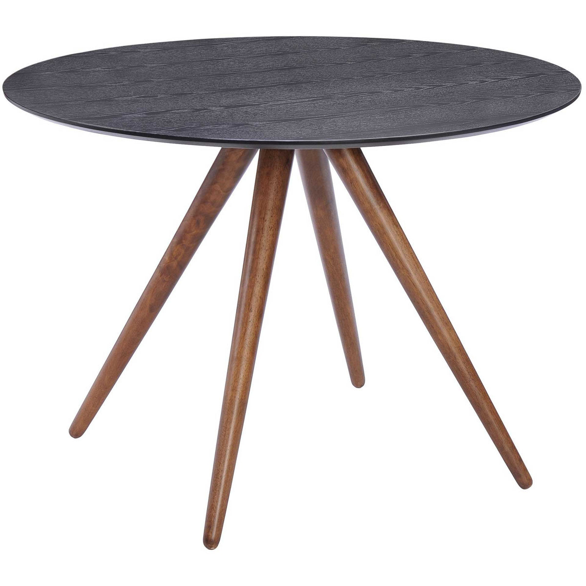 Grapeview Dining Table Walnut &amp; Black