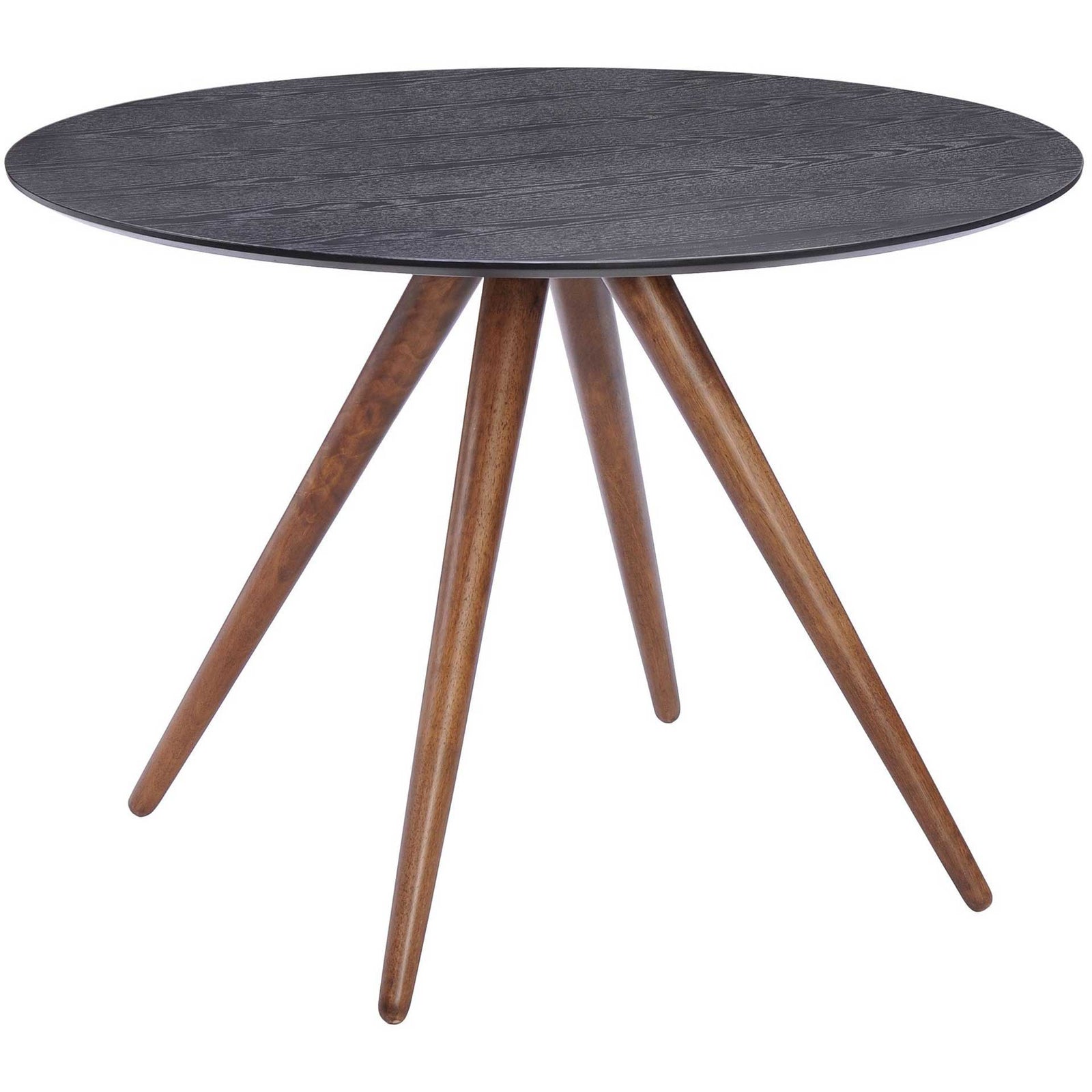Grapeview Dining Table Walnut & Black
