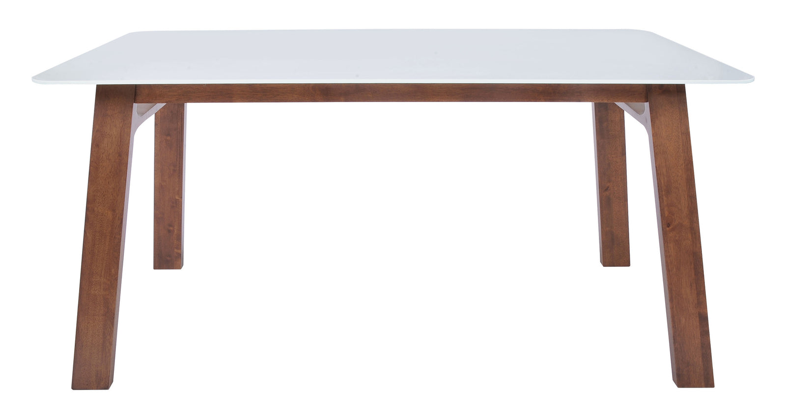 Cocoa Dining Table Walnut & White