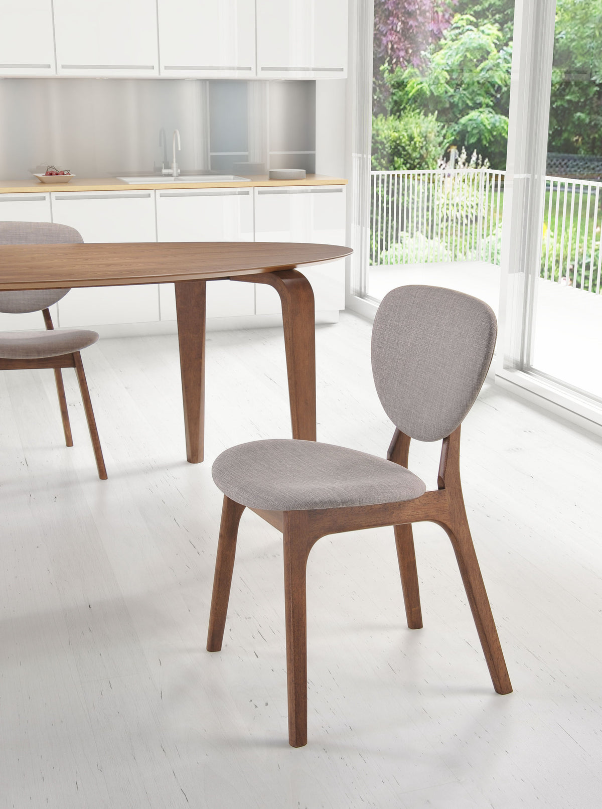 Omaha Chair Dove Gray (Set of 2)