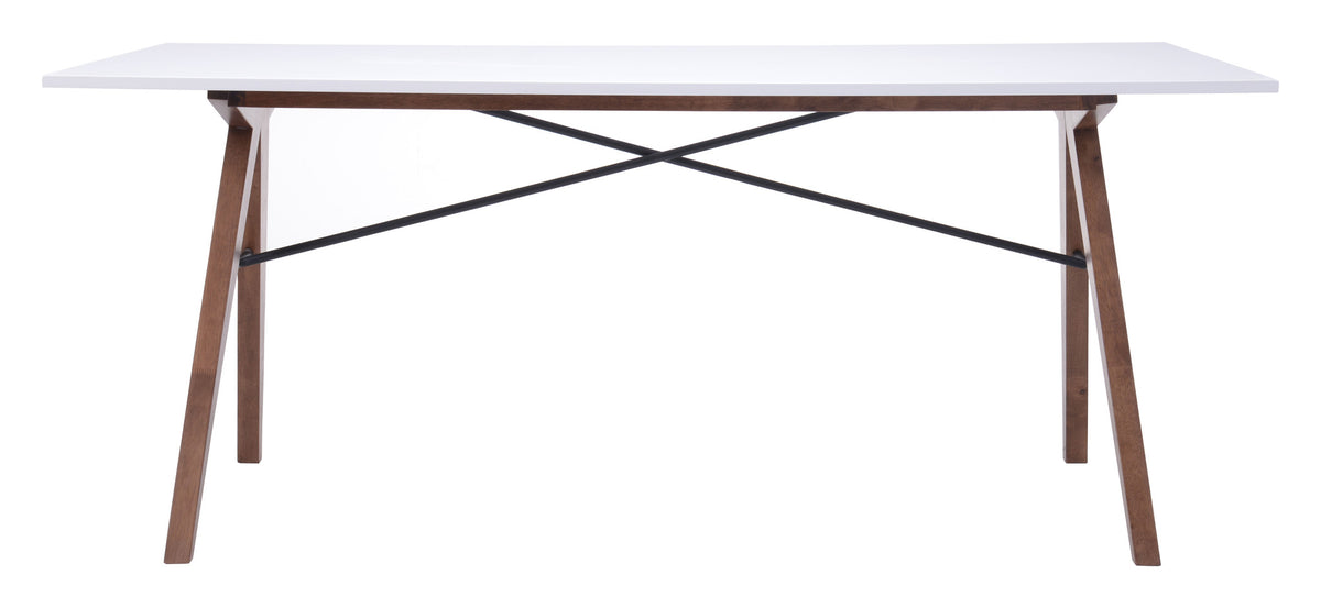 Spirit Dining Table Walnut & White
