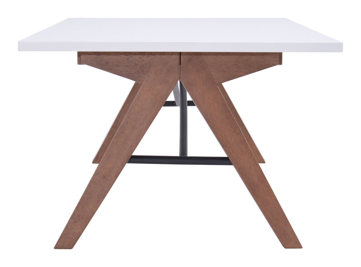 Spirit Coffee Table Walnut & White