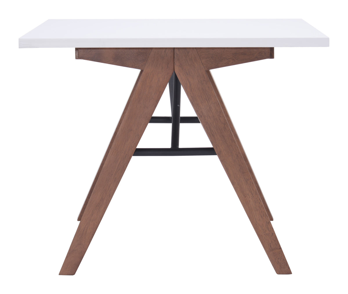 Spirit Side Table Walnut & White