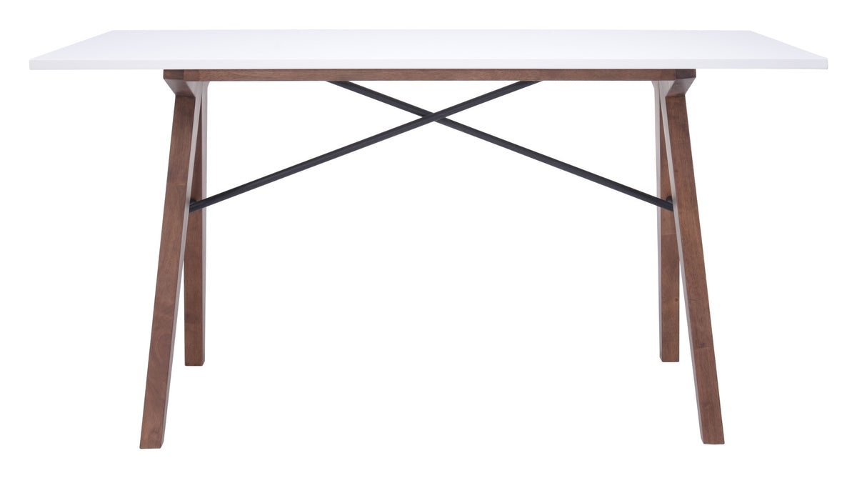 Spirit Desk Walnut & White