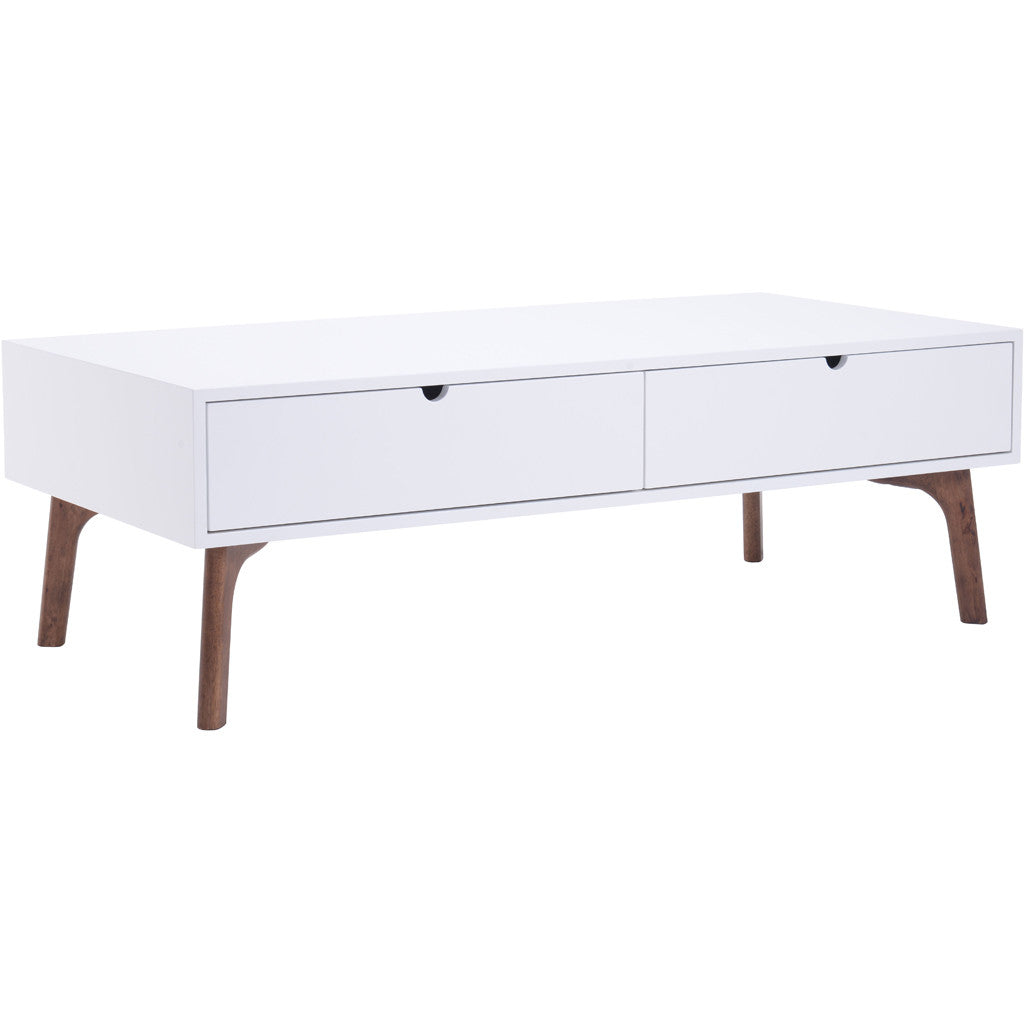 Proto Coffee Table Walnut & White