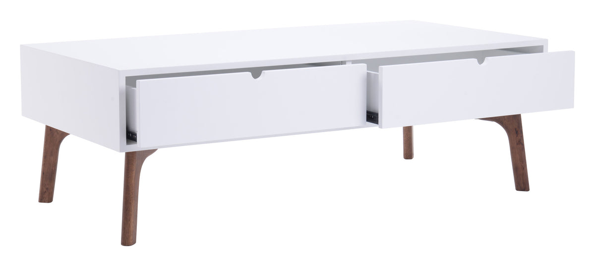 Proto Coffee Table Walnut & White