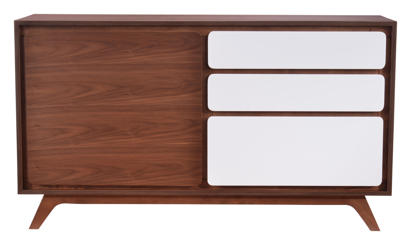 Faith Buffet Walnut & White