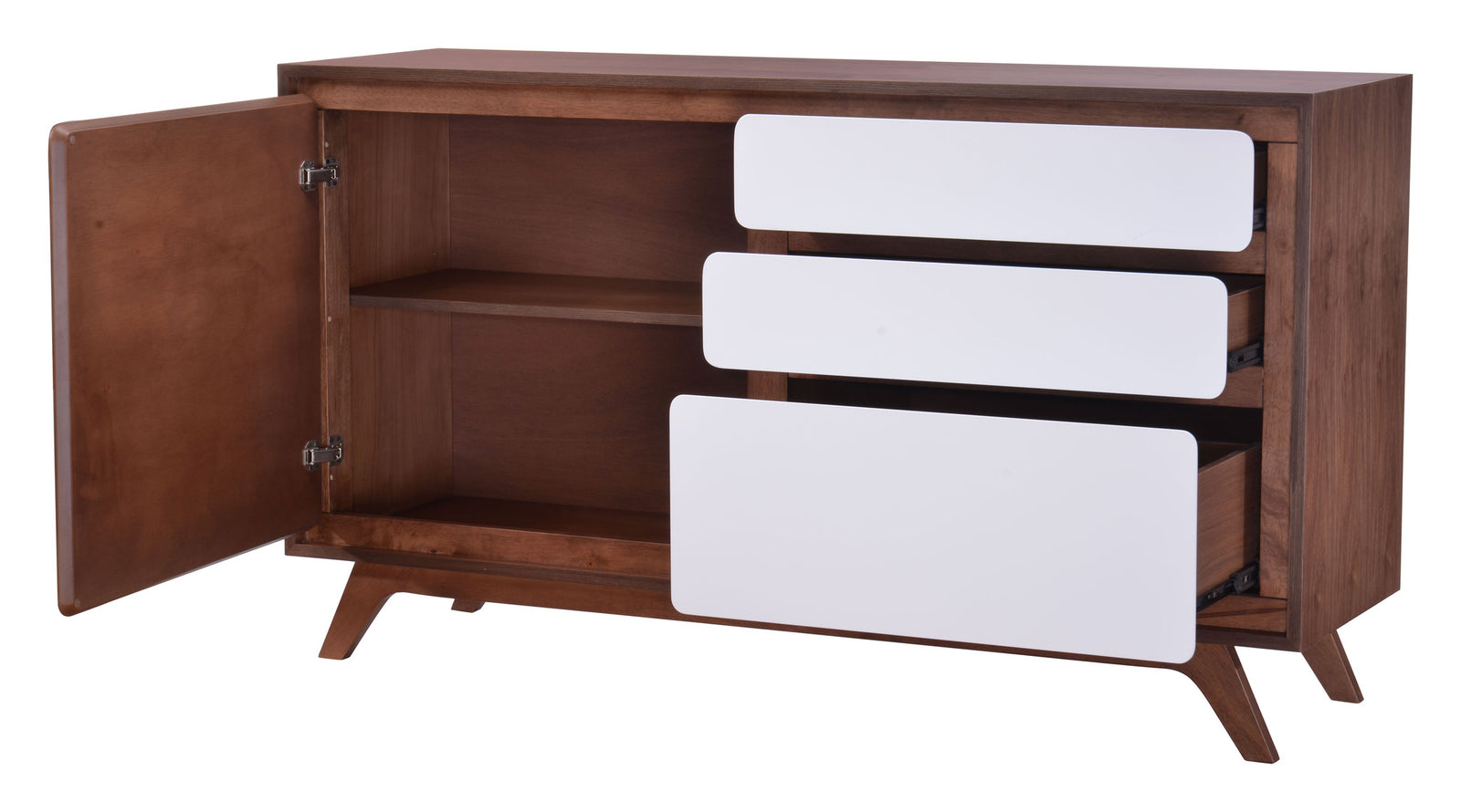 Faith Buffet Walnut & White