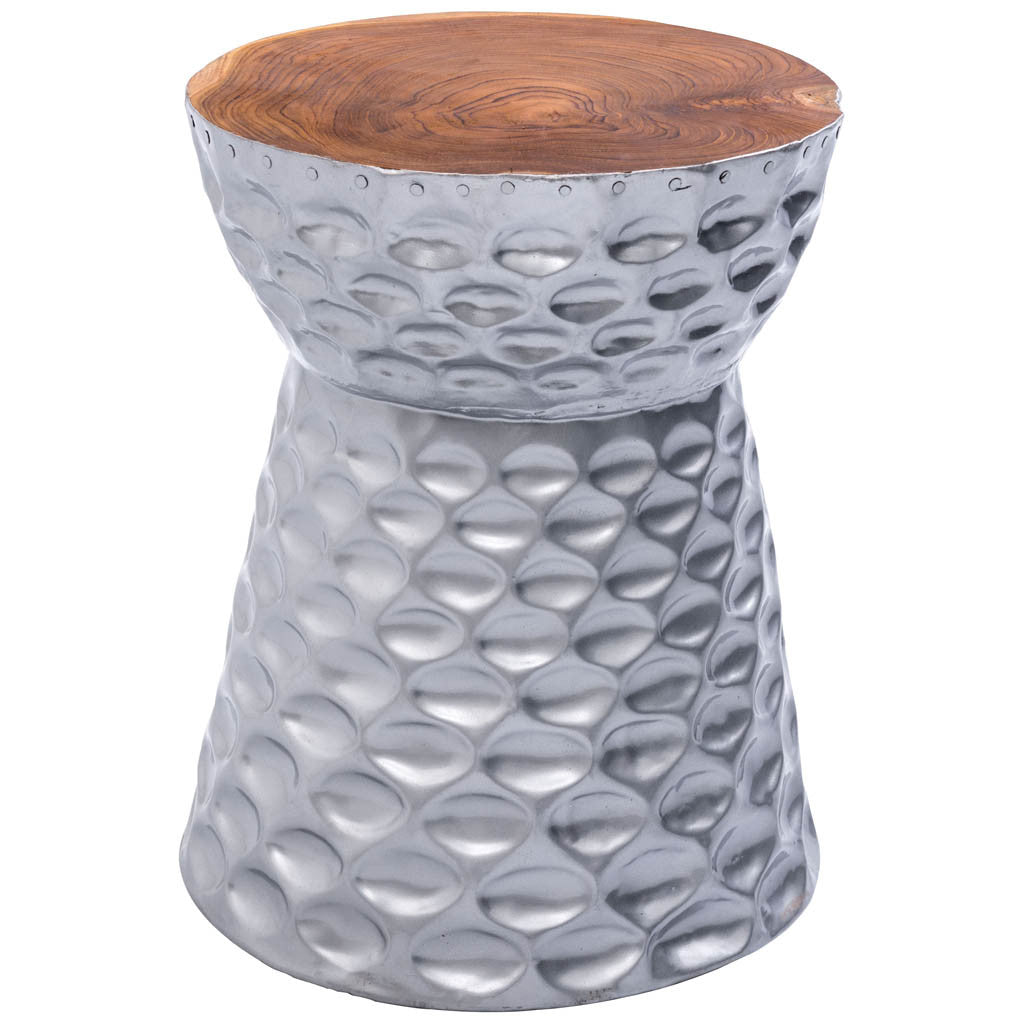 Tinker Stool Table Silver