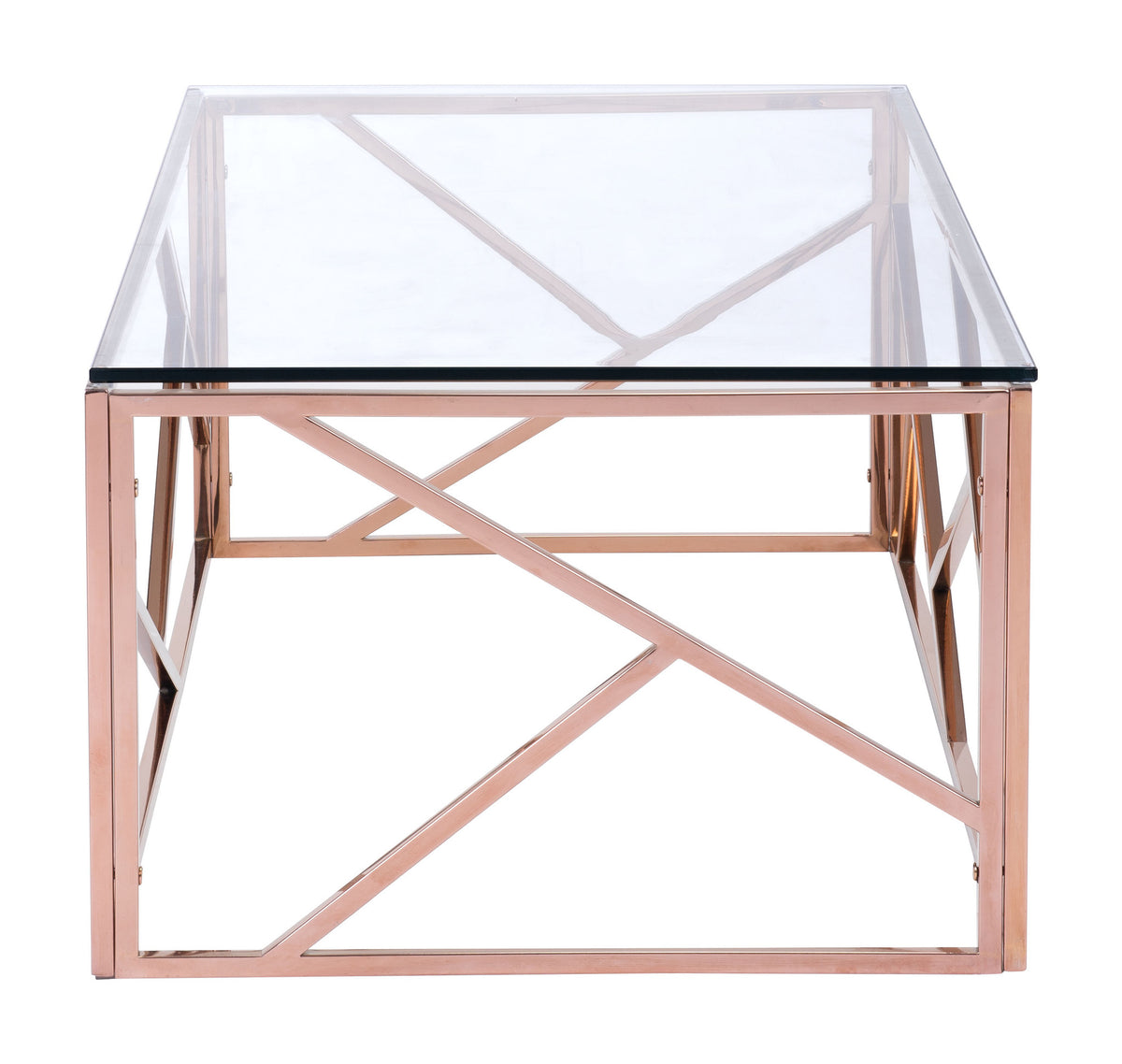 Candor Coffee Table Rose Gold