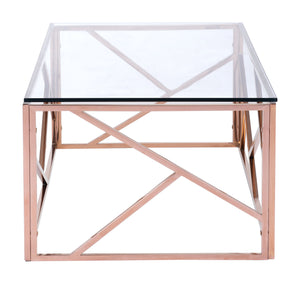 Candor Coffee Table Rose Gold