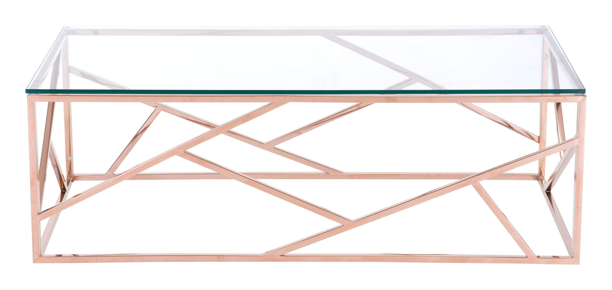 Candor Coffee Table Rose Gold