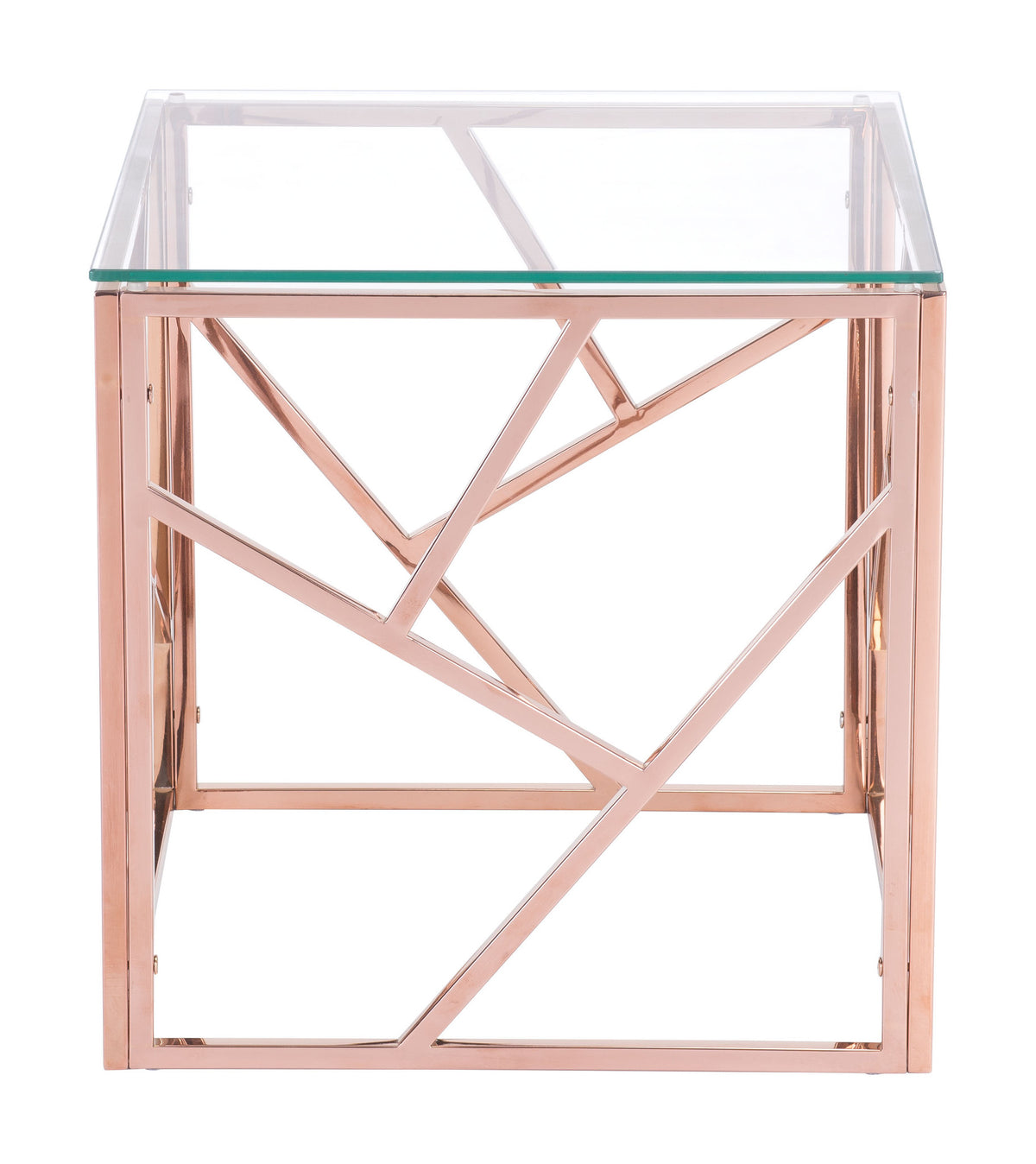 Candor Side Table Rose Gold