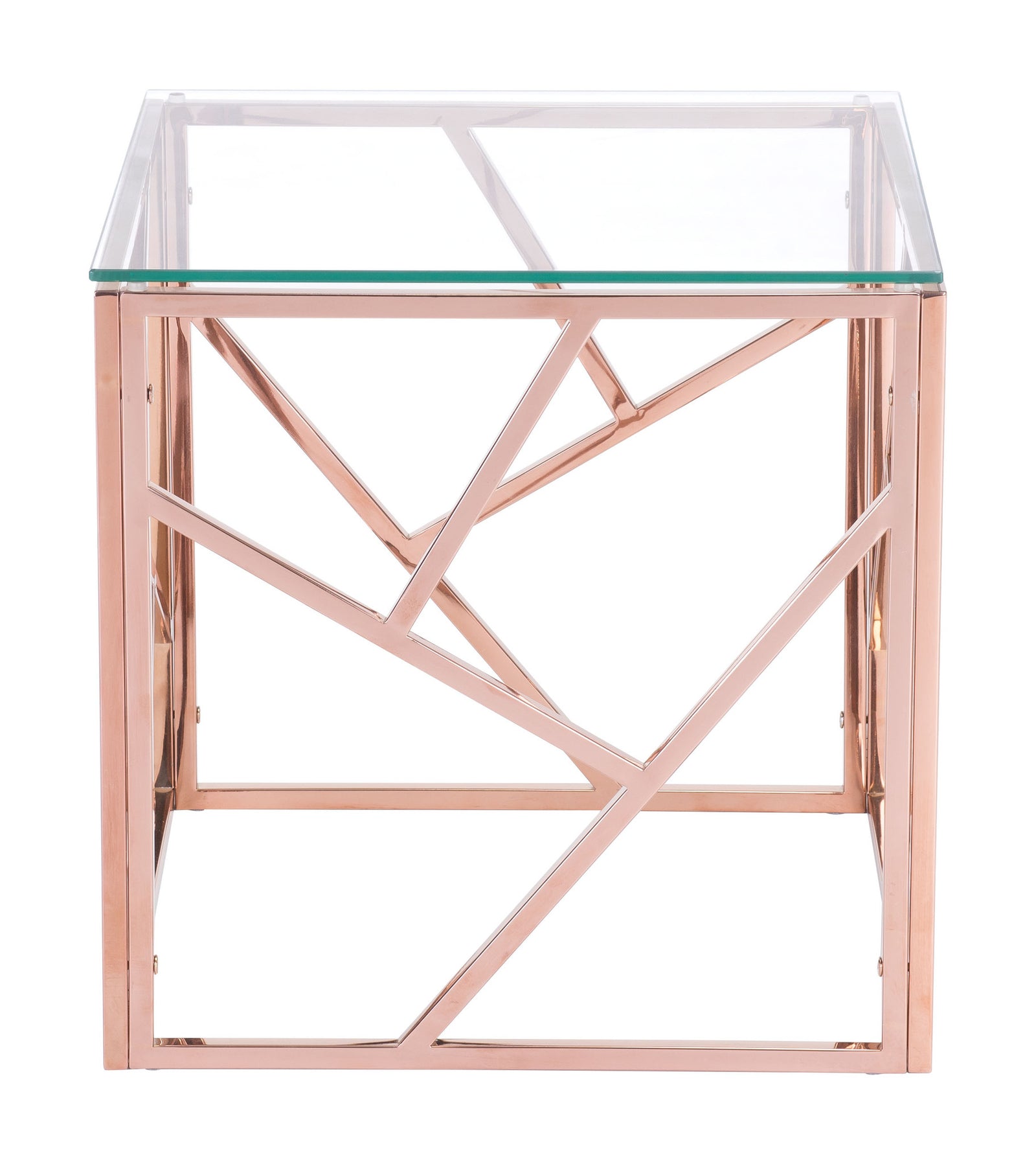 Candor Side Table Rose Gold