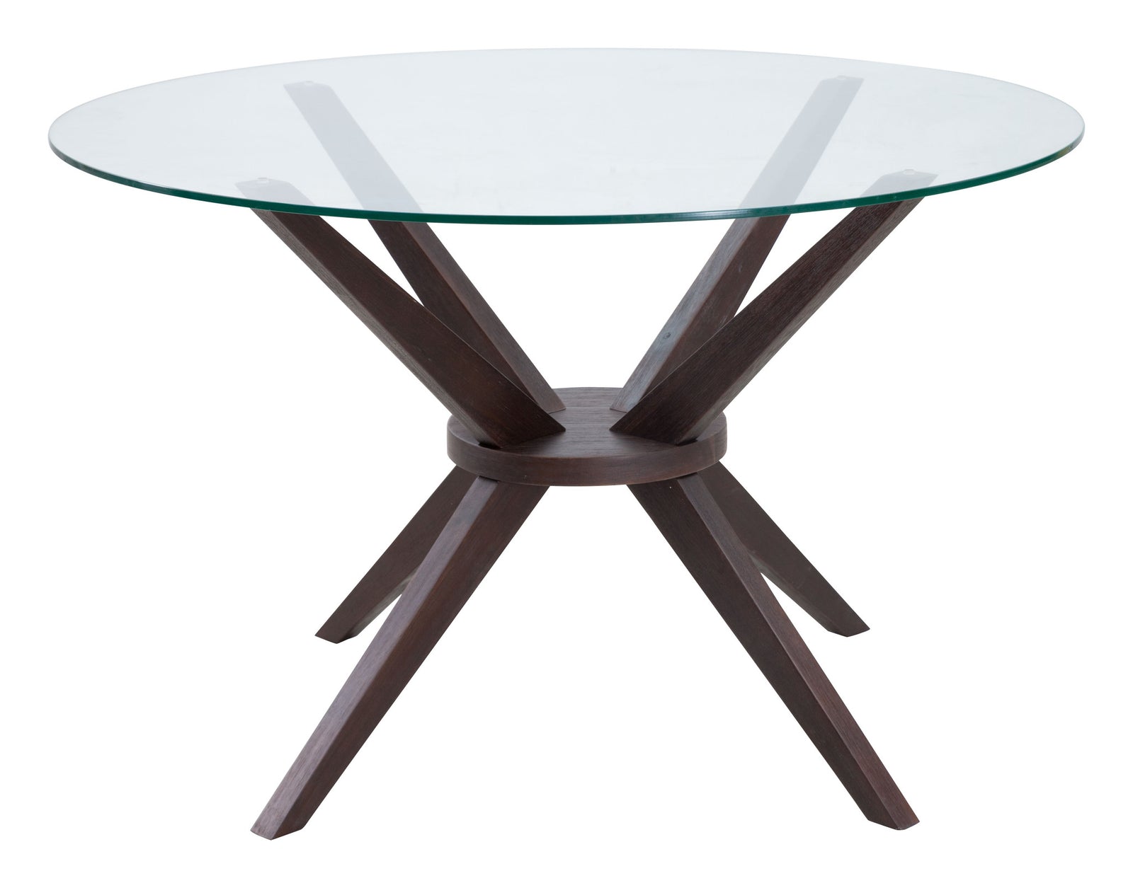 Courage Dining Table Dark Walnut