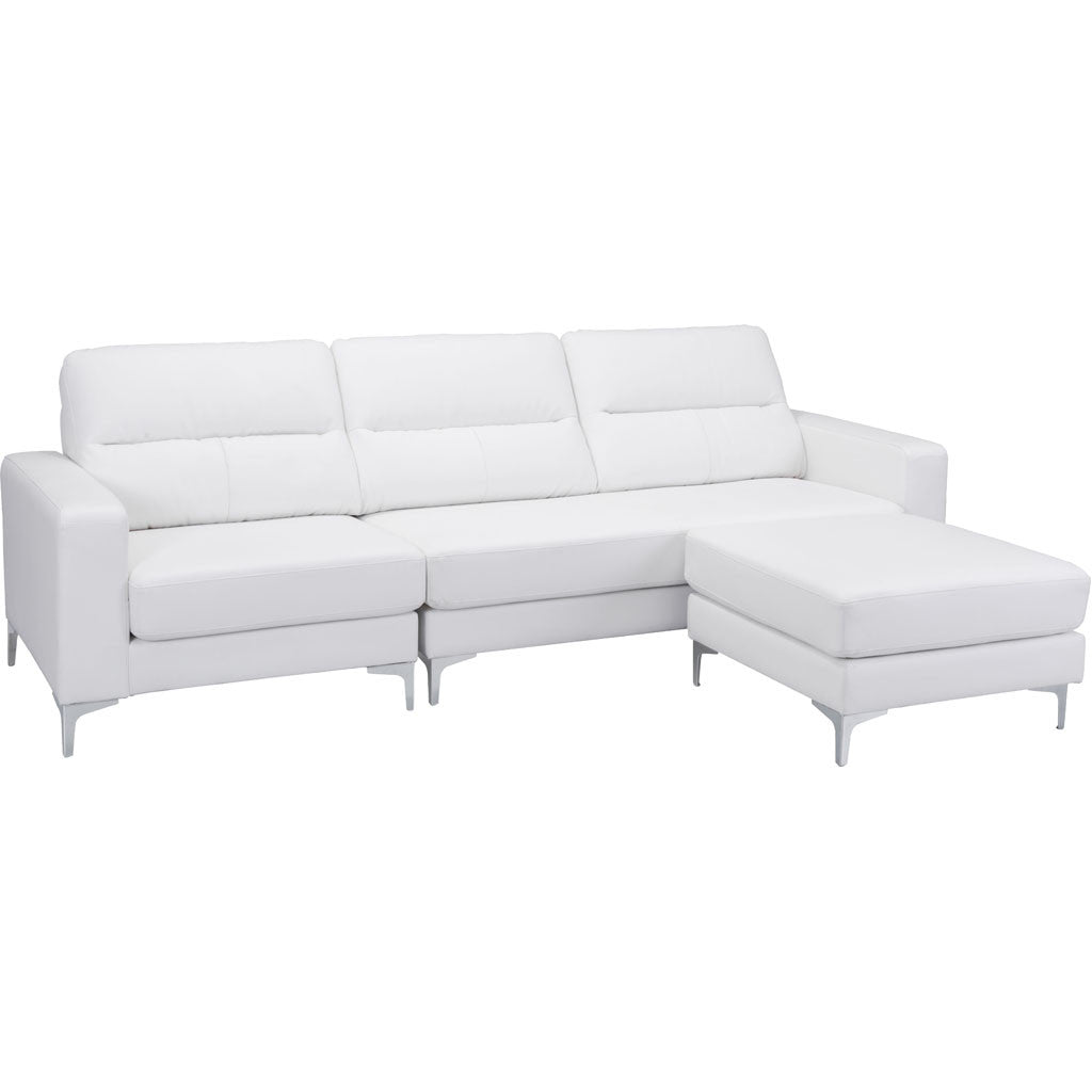 Varese Sectional White