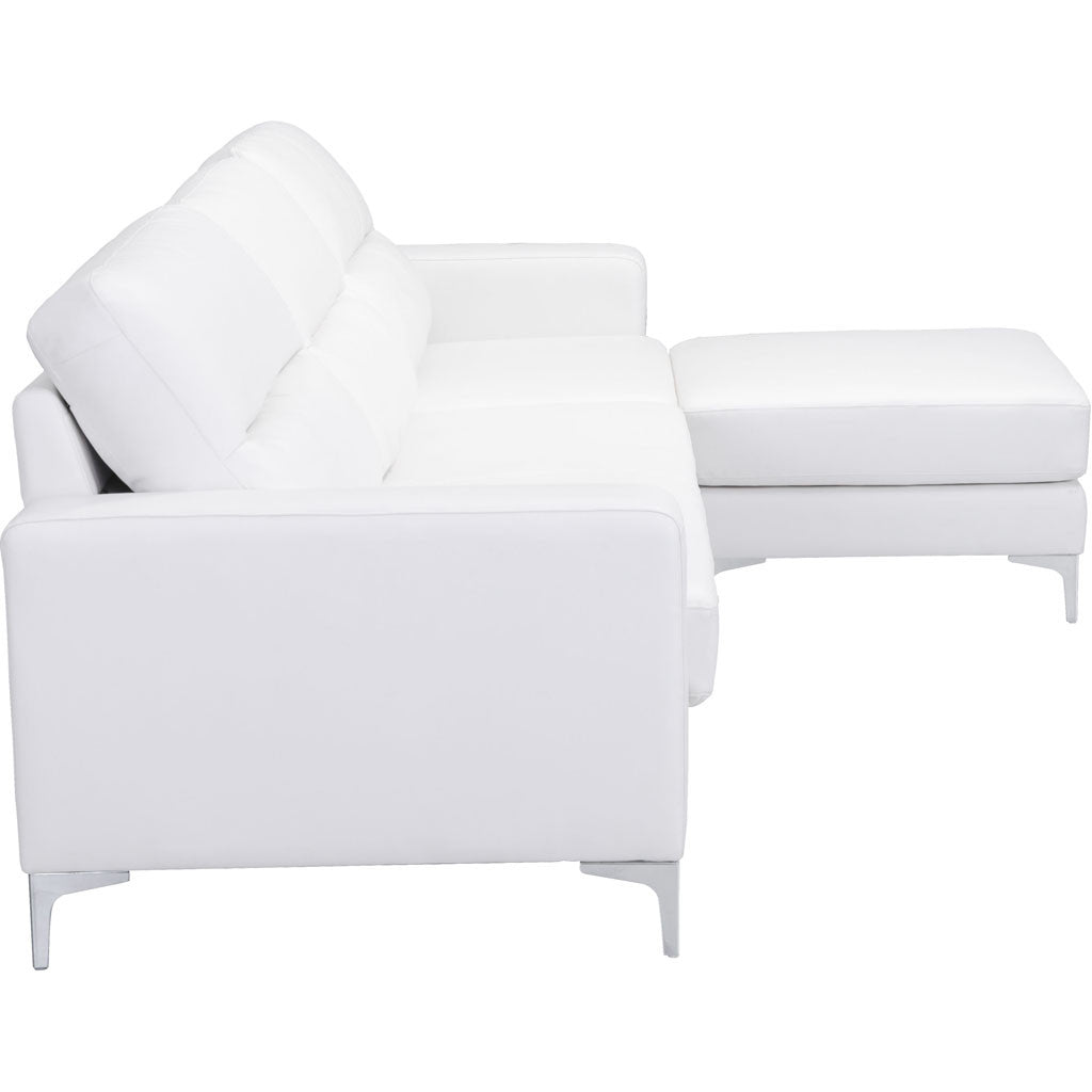 Varese Sectional White
