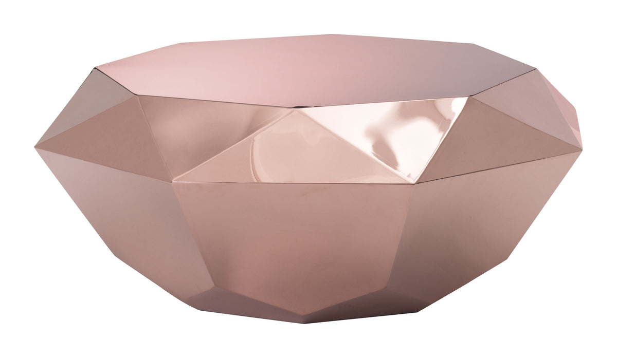 Galena Coffee Table Rose Gold