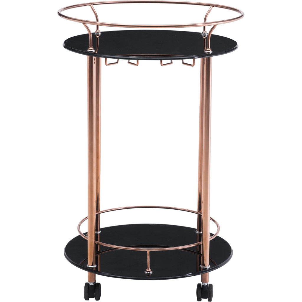 Pistoria Serving Cart Rose Gold