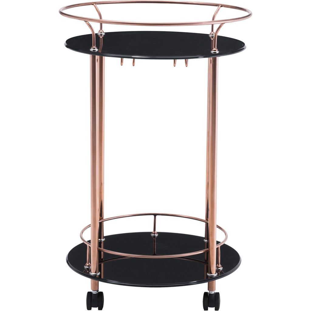 Pistoria Serving Cart Rose Gold