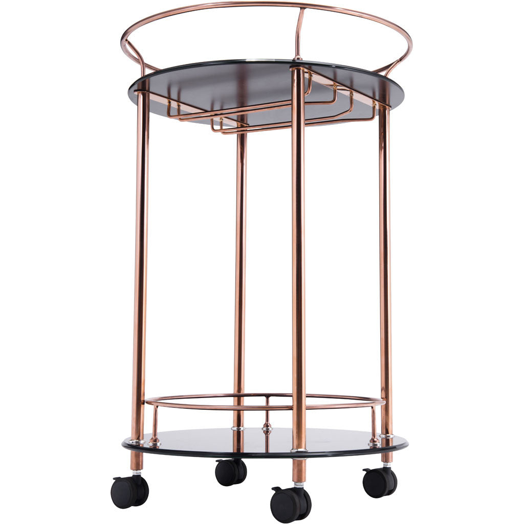 Pistoria Serving Cart Rose Gold