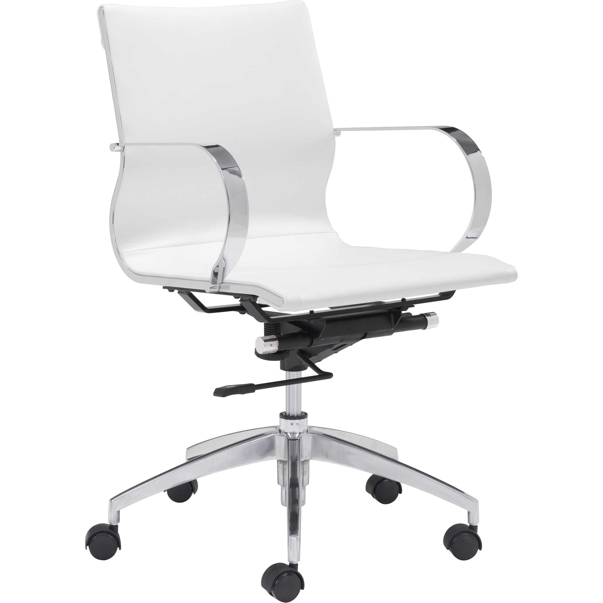 Graham Low Back Office Chair White