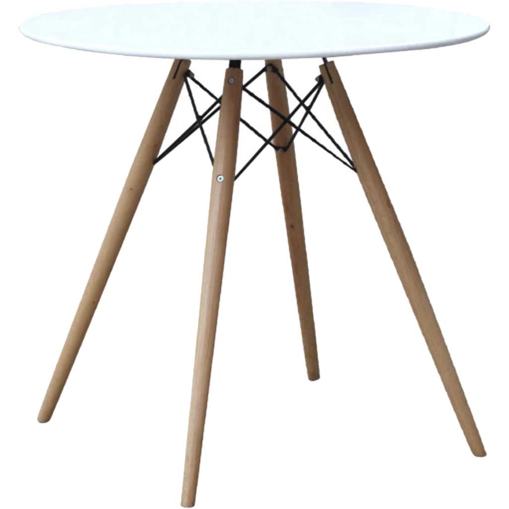 Warren Fiberglass Top Dining Table White