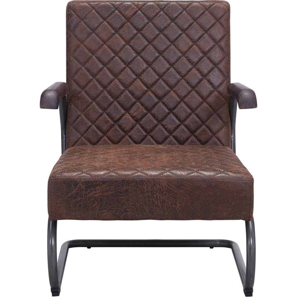 Fermo Lounge Chair Vintage Brown