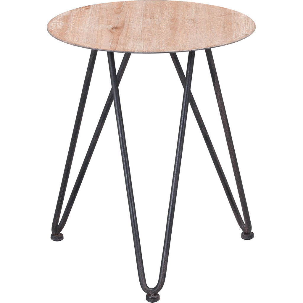 Livorno Side Table Distressed Natural