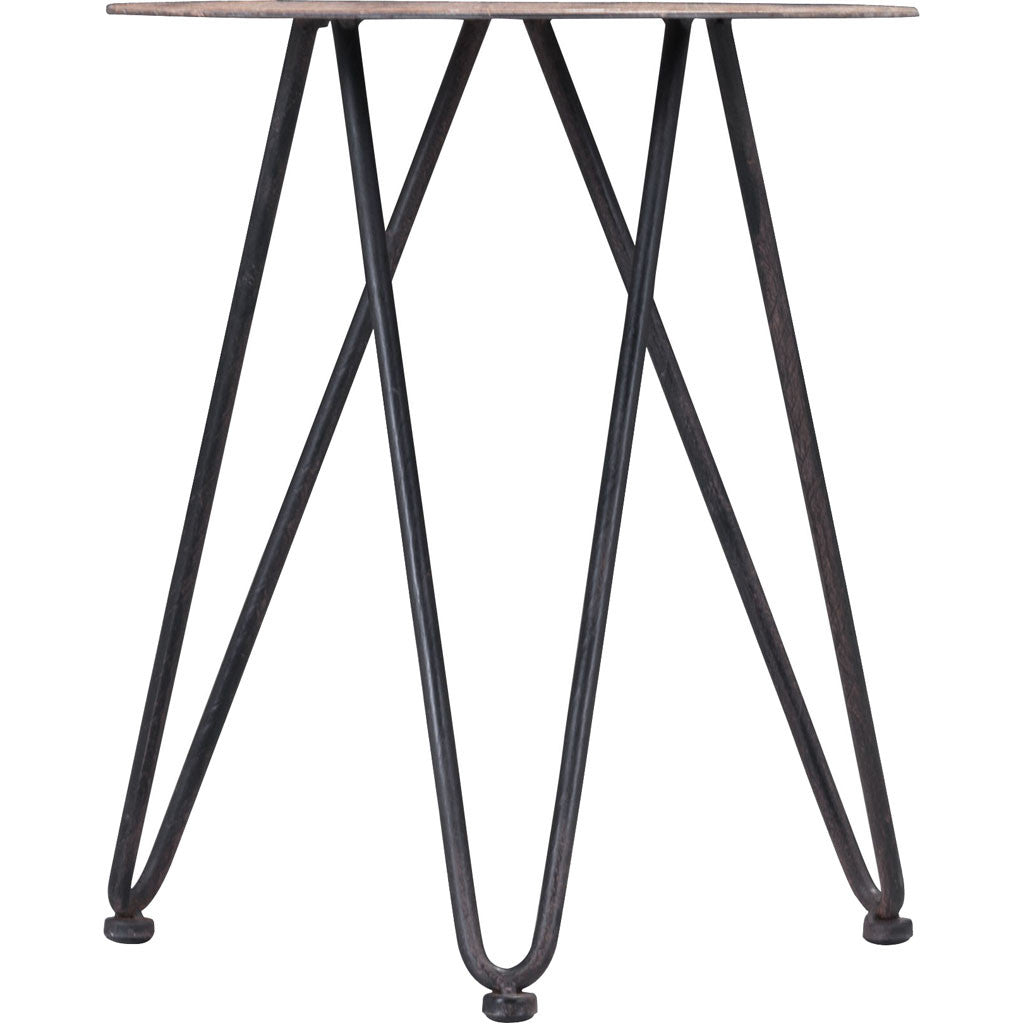 Livorno Side Table Distressed Natural