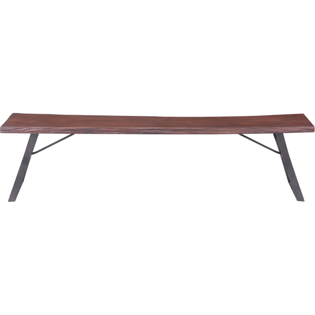 Oristano Bench Distressed Cherry Oak