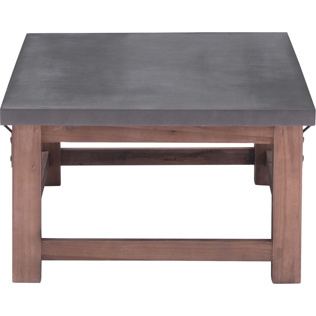 Goran Coffee Table Gray & Distressed Fir