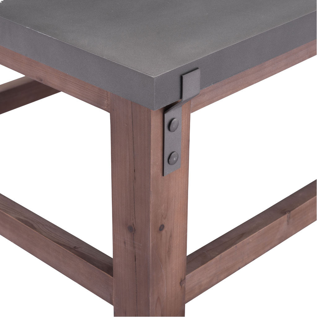 Goran Coffee Table Gray & Distressed Fir