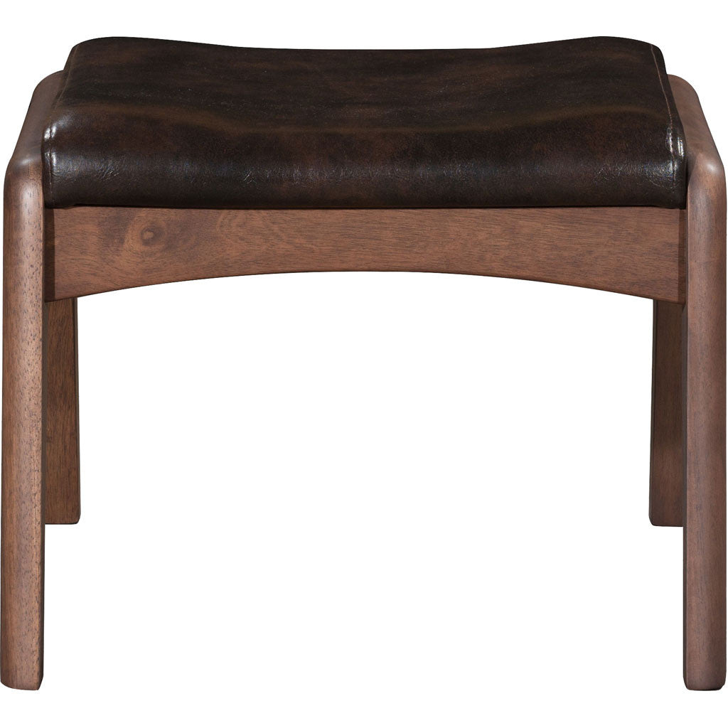 Braden Lounge Chair & Ottoman Brown
