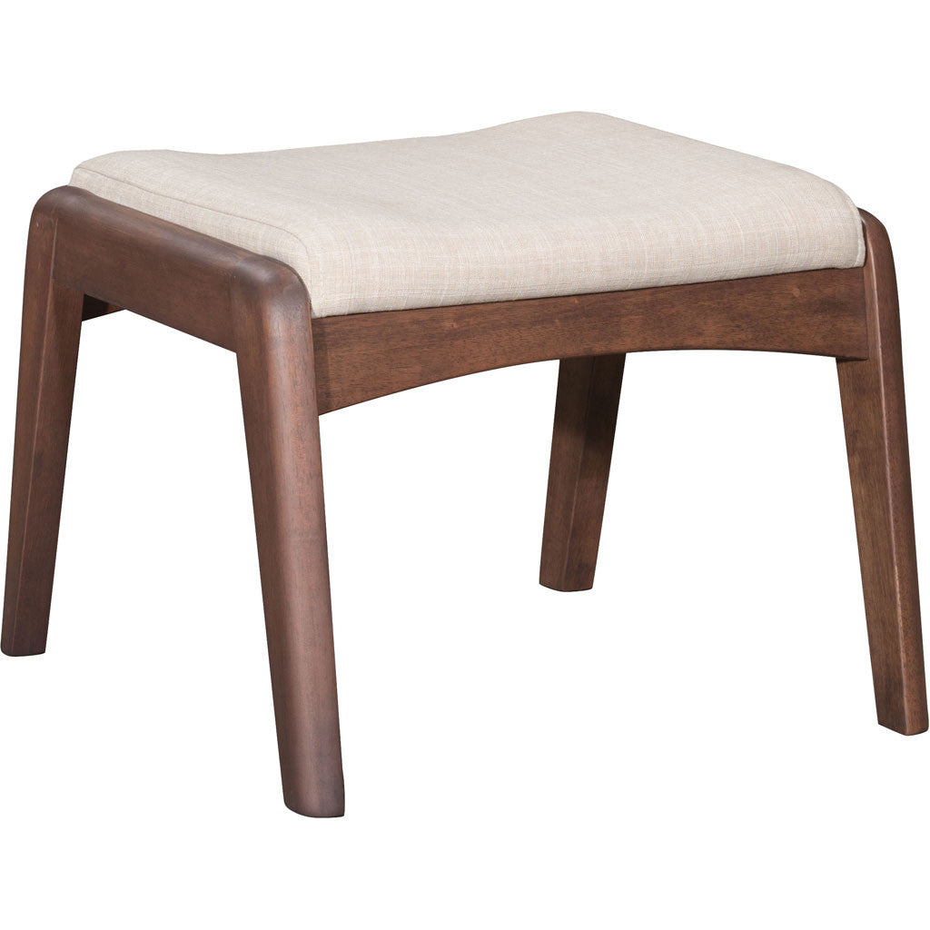 Braden Lounge Chair & Ottoman Beige