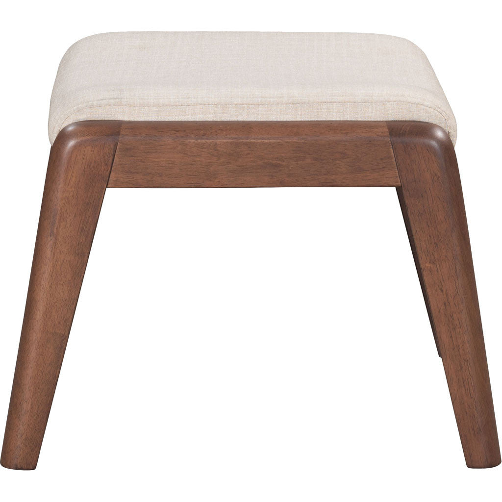 Braden Lounge Chair & Ottoman Beige