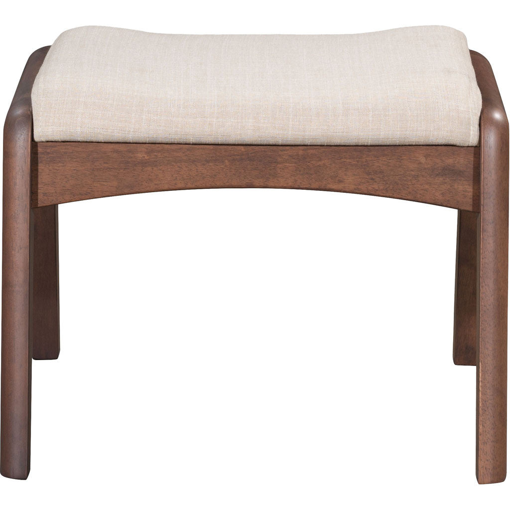 Braden Lounge Chair & Ottoman Beige