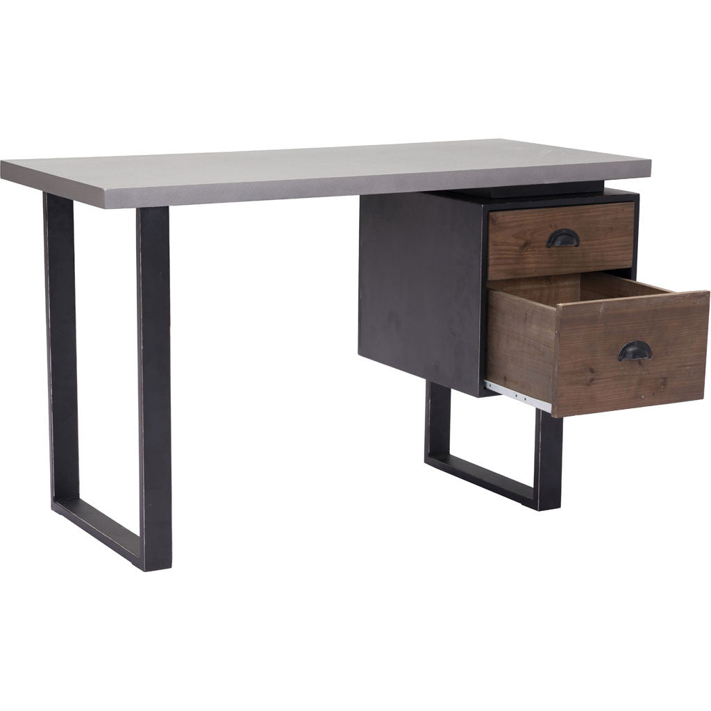 Dutch Desk Old Fir & Metal