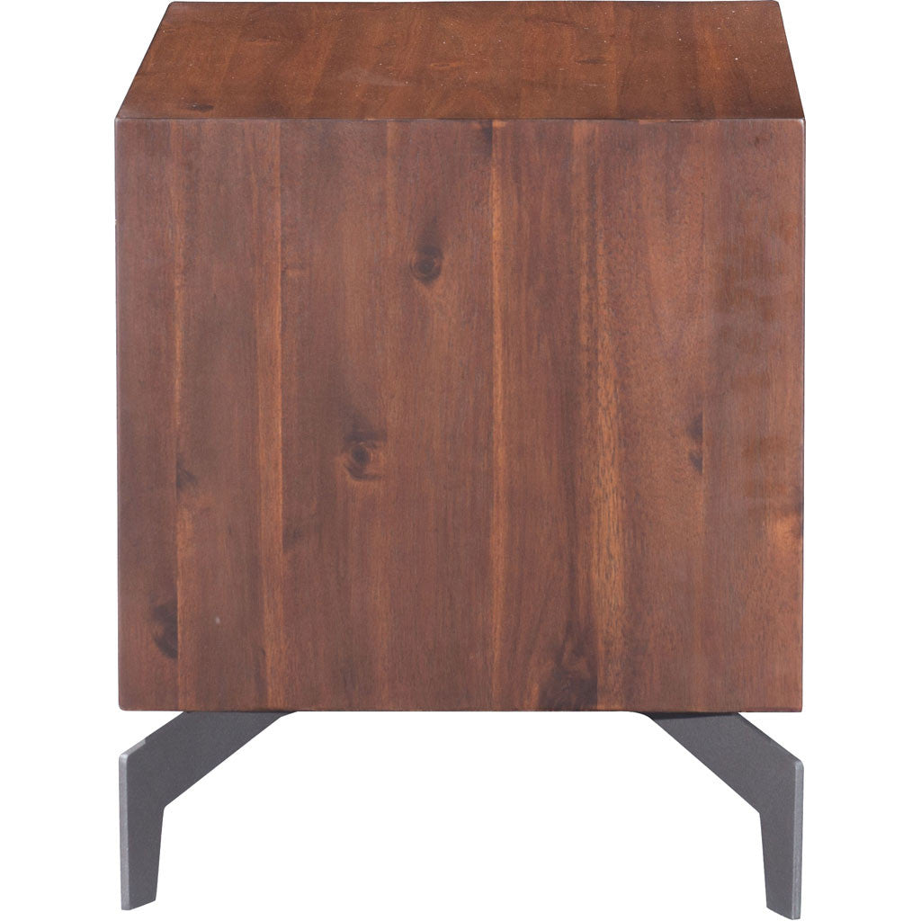 Paige End Table Chestnut